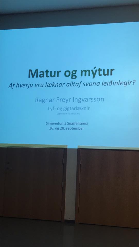 Matur og mýtur Grundarfjörður 26.september 2017