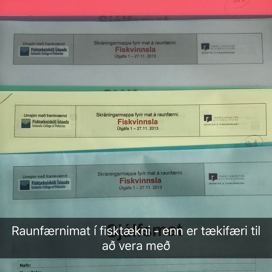 Raunfærnimat - Fiskvinnslu er hafið í Ólafsvík ... viltu vera með ?