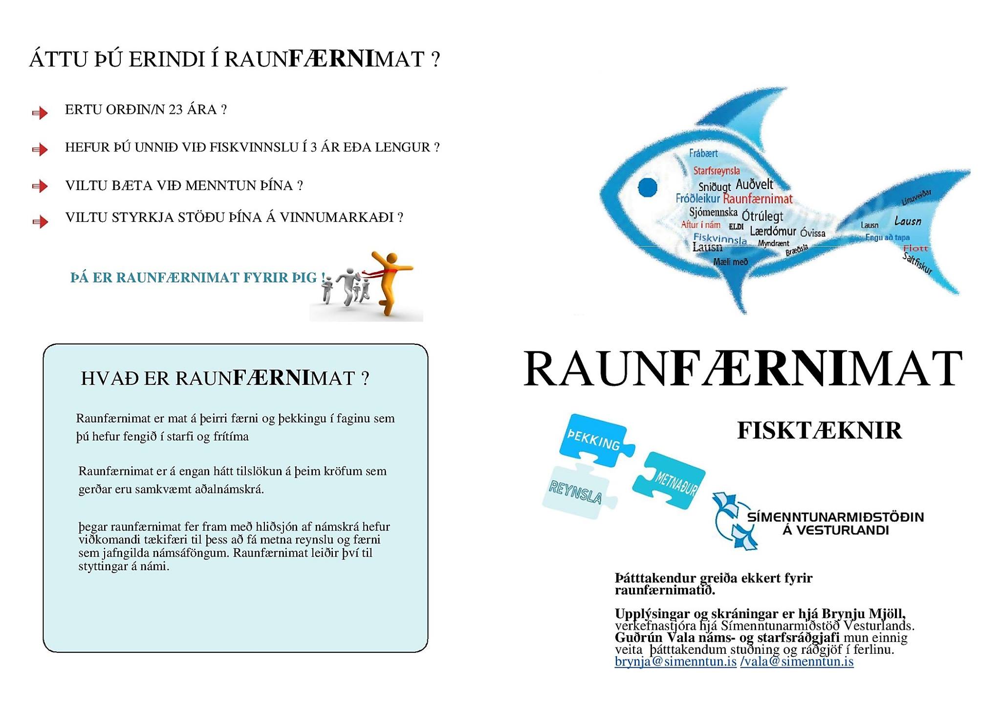 Raunfærnimat – skoðaðu málið